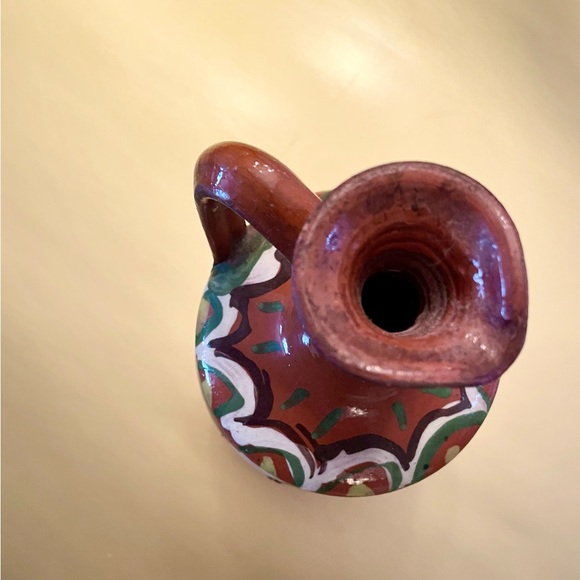 Adorable Red Clay Pitcher - Picture 2 of 4